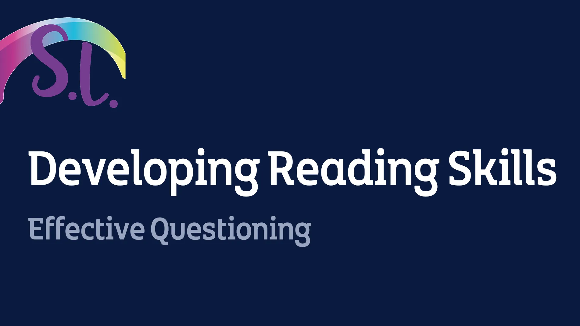 Developing Reading Skills