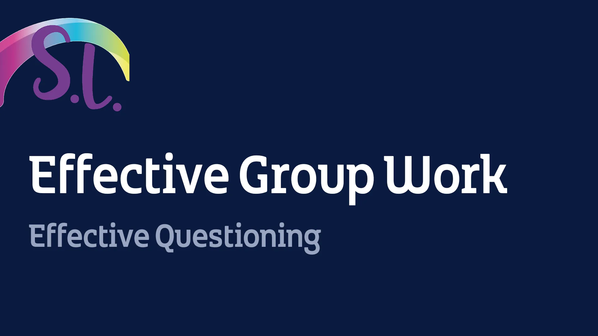 Effective Group Work